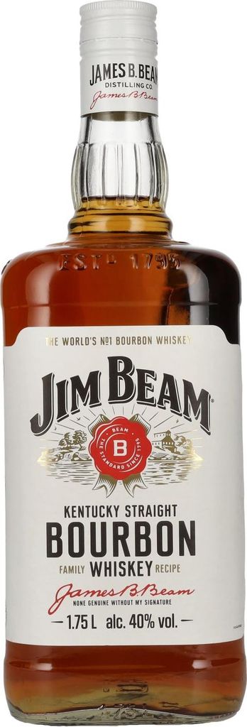 Jim Beam Kentucky Straight Bourbon Whiskey 40% Vol. 1,75l