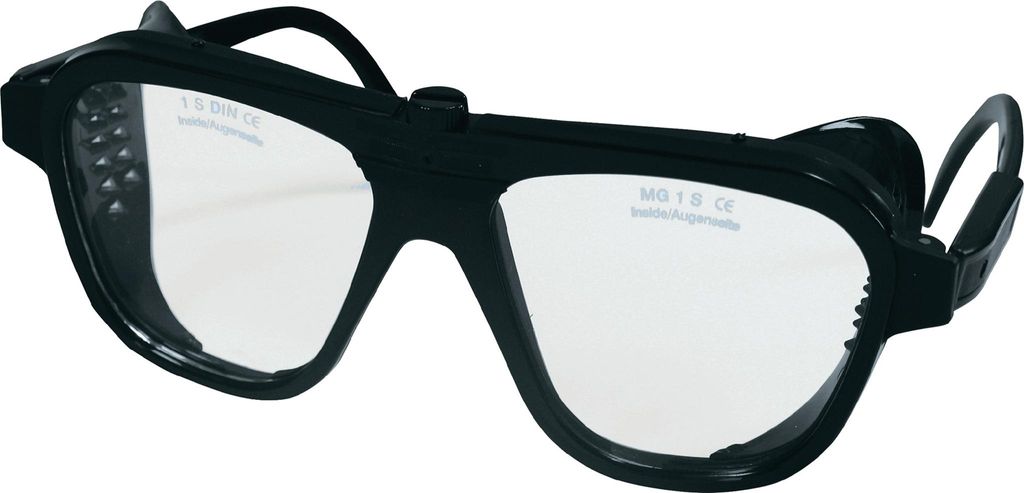 Lunettes de protection EN 166 branches noires,écran clair Image du produit 