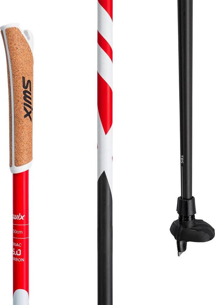 Swix Triac 5.0 Pole Unisex Langlaufstöcke rot/weiß/schwarz 175