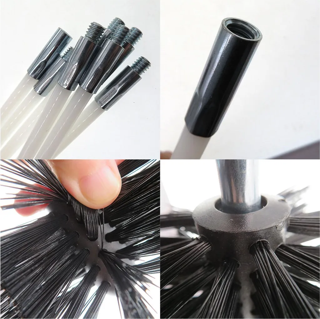 Éliminez les obstructions de cheminée avec ce kit brosse rotative 33pcs - 10
