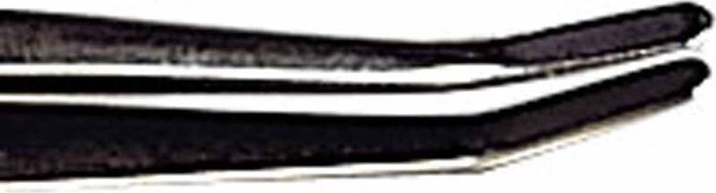 SAFE 1813 Pinzette vergoldet 120 mm Spitze gebogen, spitz