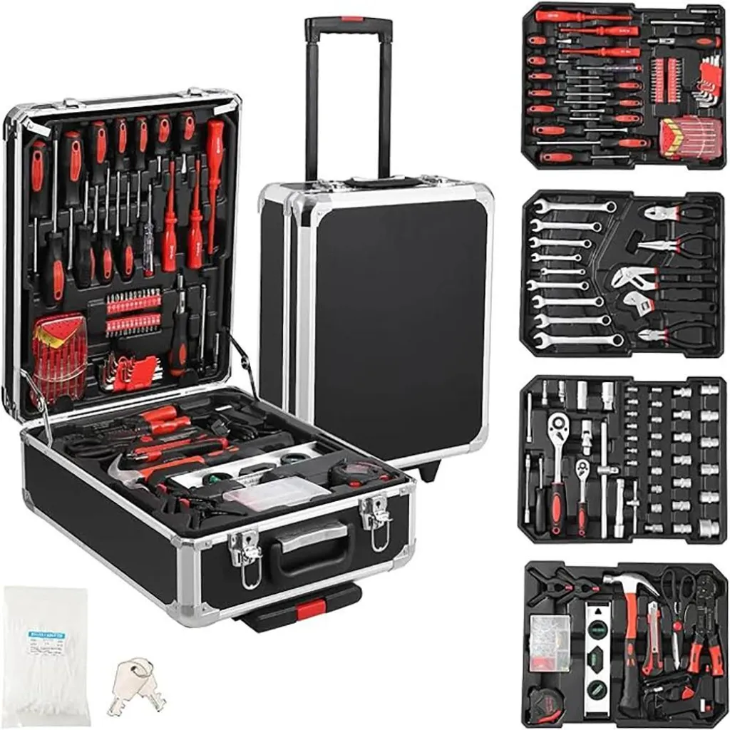 Rangement outils atelier et maison - Coffre mobile en alu tout-terrain