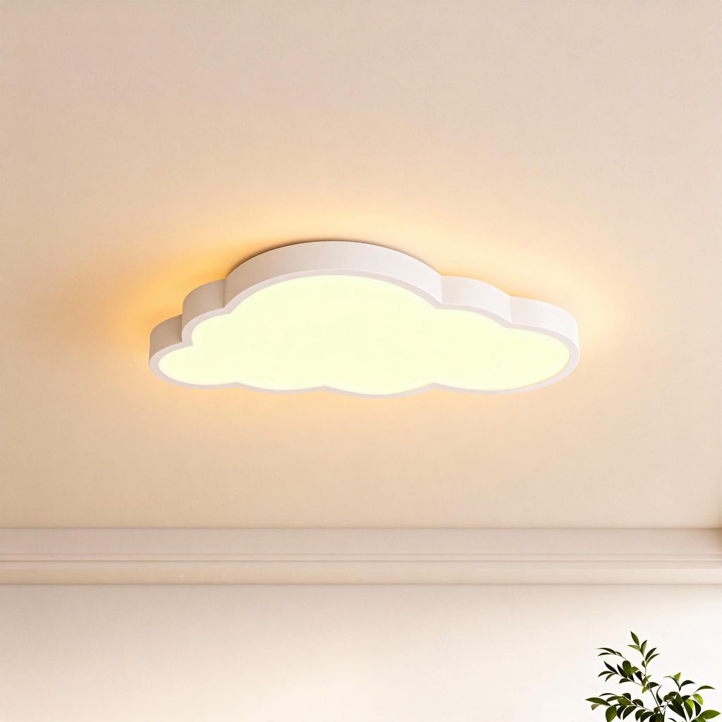 FIVMEN 48W LED Deckenleuchte Wolken Deckenlampe Dimmbar mit Produktbild 