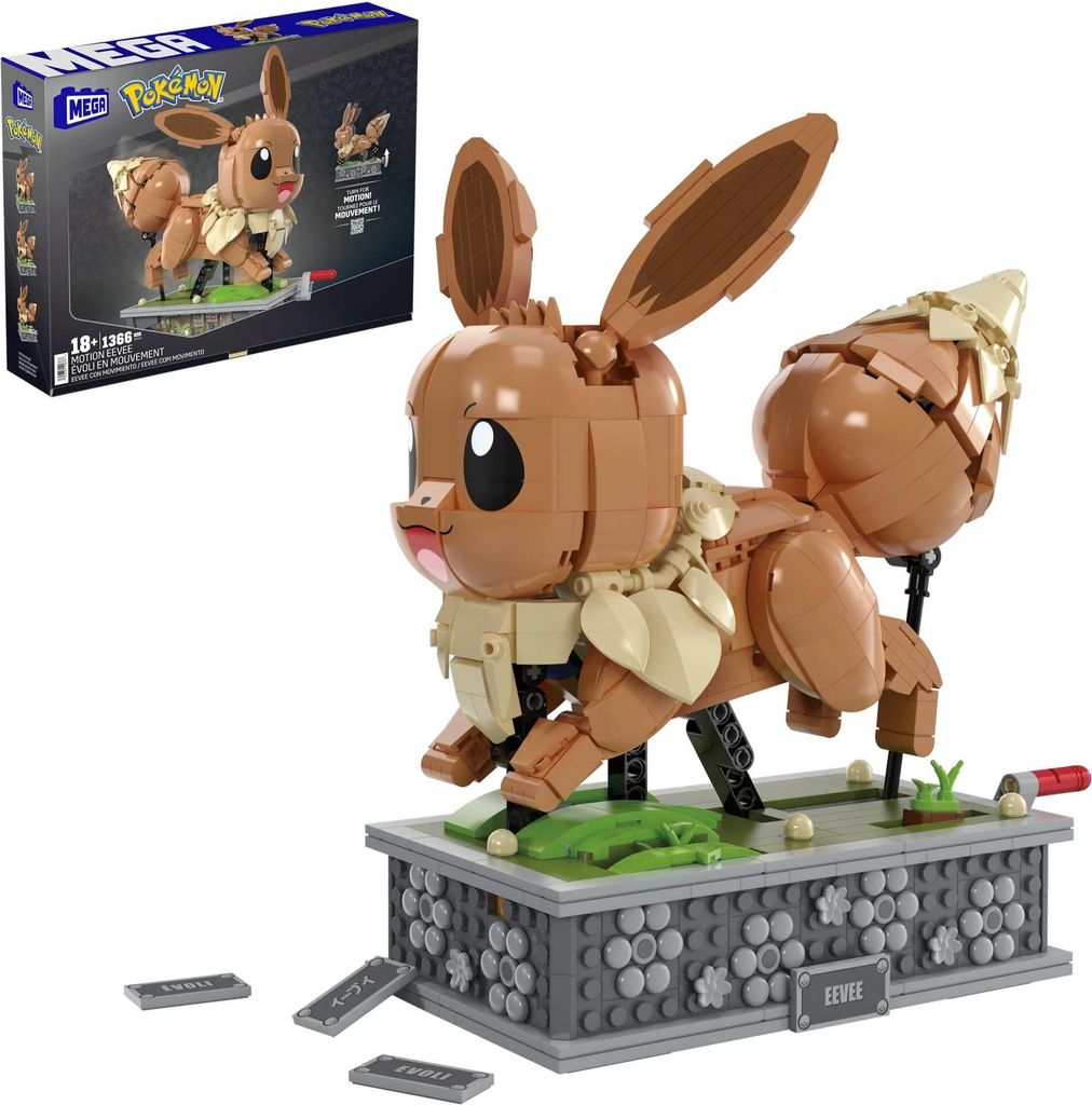 Mattel MEGA POKEMON MOVING EEVEE Immagine del prodotto 