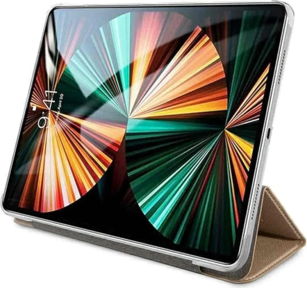 Guess Saffiano Gold Case iPad 12.9 2021 - Must-Have Glamour - 11