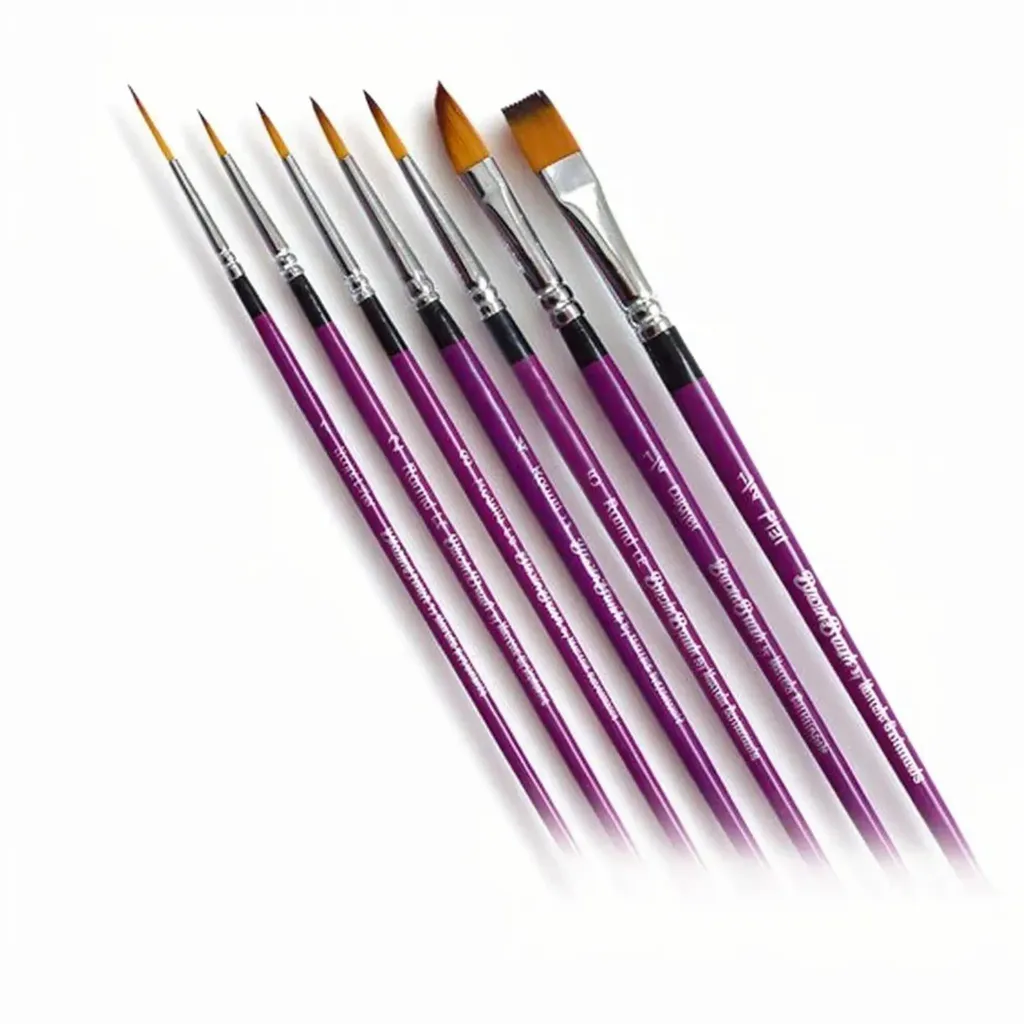Kit de Pinceaux Maquillage Enfant et Artistique Blazin Brush 7 Pièces