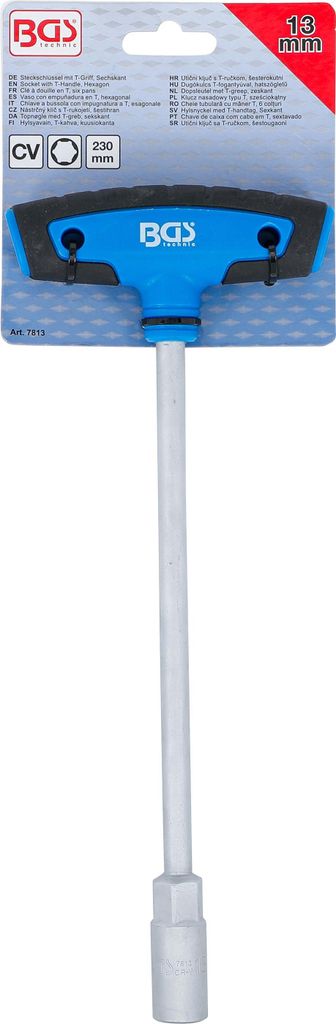 BGS 35870 Douille VDE Six Pans Isolée 1000V - 10 Mm (3/8") Pour 8 Mm - Outil Électricien Pro