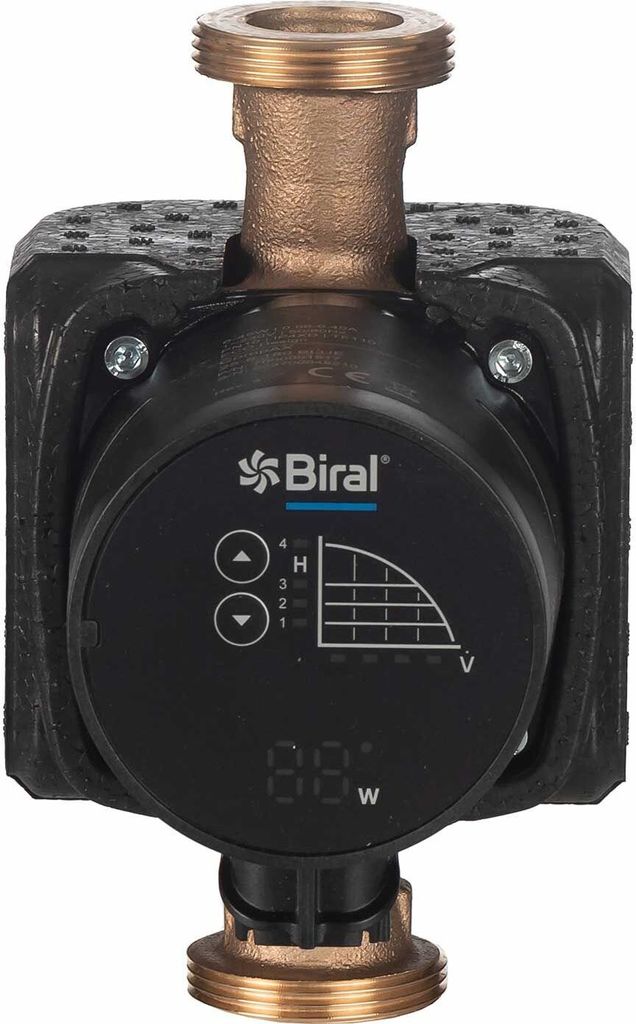 Biral Trinkwasser-Umwälzpumpe CompAX 25-6 180 BLUE mit Wärmedämmschale