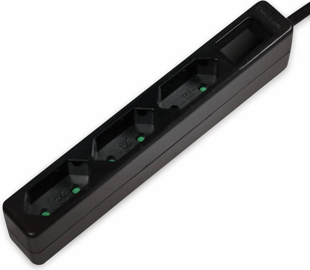 LogiLink LPS229B, 1,5 m, Drinnen, Typ C, IP20, Schwarz, 3 Produktbild 
