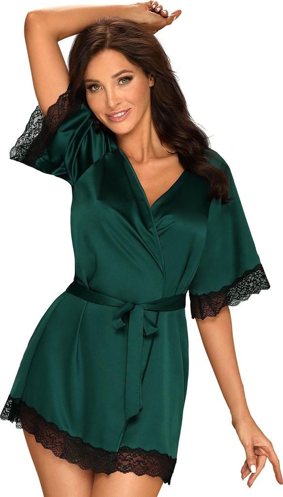 Obsessive - OB Sensuelia robe green XXL