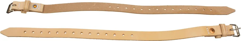 STUBAI Cinghia di armatura Cinghia in pelle marrone per ramponi 4900
