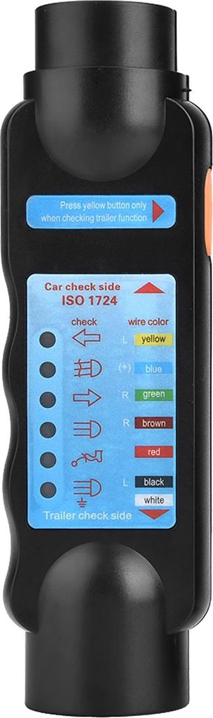 12V 7Pin/13Pin Abschlepplicht Wiring Kabel Stromkreis Stecker Buchse Tester für Auto Anhänger