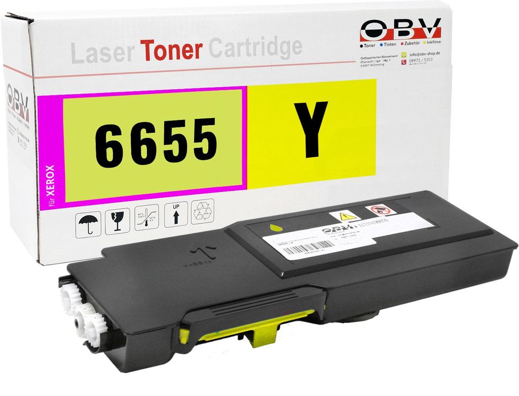 Kompatibler Toner für Xerox WorkCentre 6655 WorkCentre 6655i ersetzt 106R02746 Gelb - ca. 7.500 Seiten