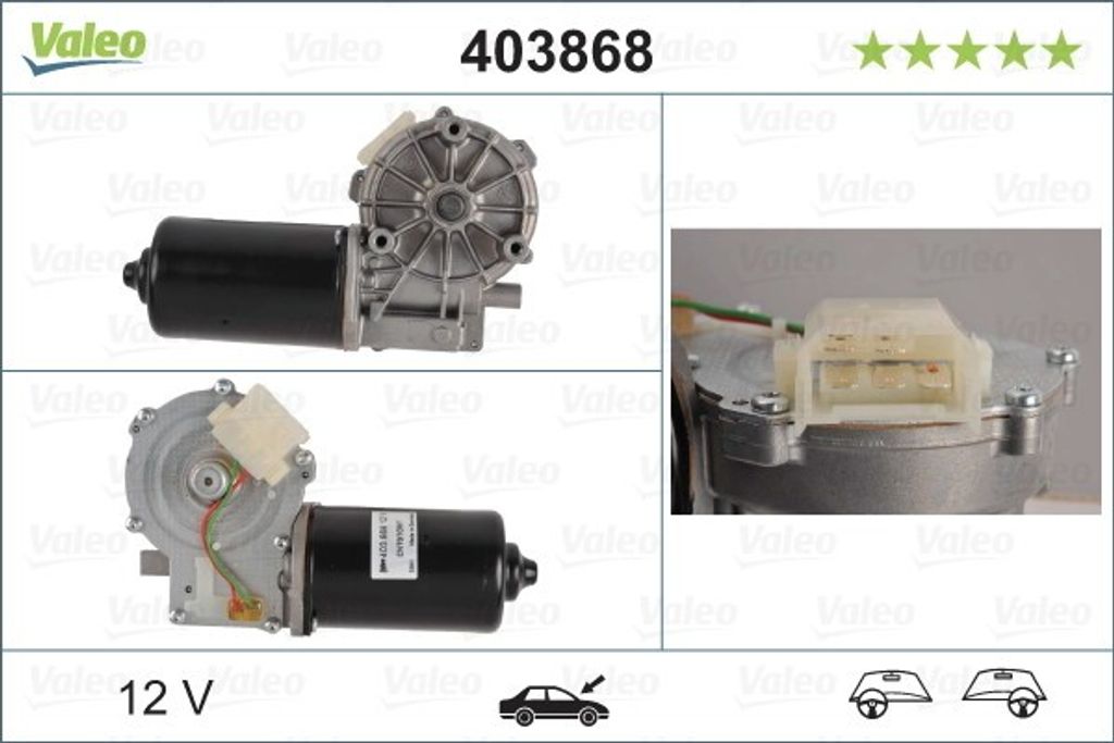 VALEO 403868 Wischermotor Vorne Produktbild 