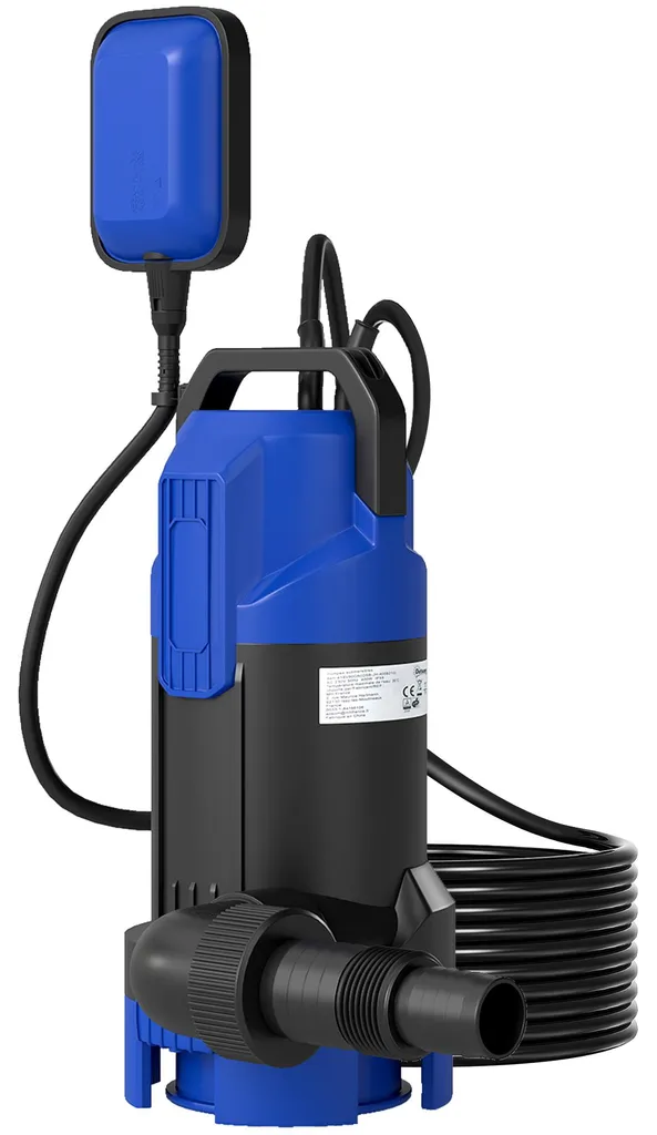 Pompe de relevage submersible 750W pour eaux usées et drainage de cave