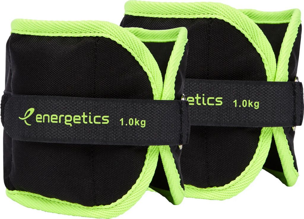 Energetics Gewichtsmanschetten Basic schwarz/gelb schwarz/gelb 2,5