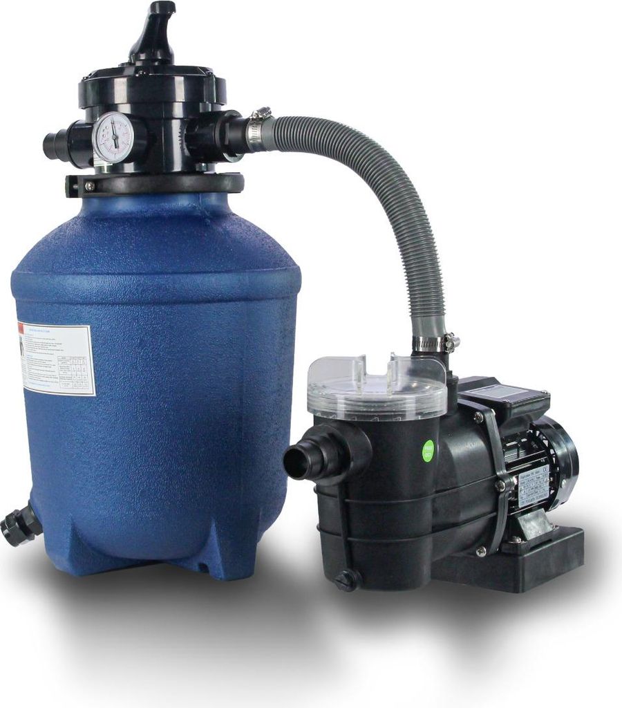 Paradies Pool Sandfilteranlage Trend Top Ø 330 mit 9 m³/h Umwälzpumpe mit Vorfilter inkl. 330 mm Kessel, 4-Wege-Ventil, Druckanzeige, für sau...