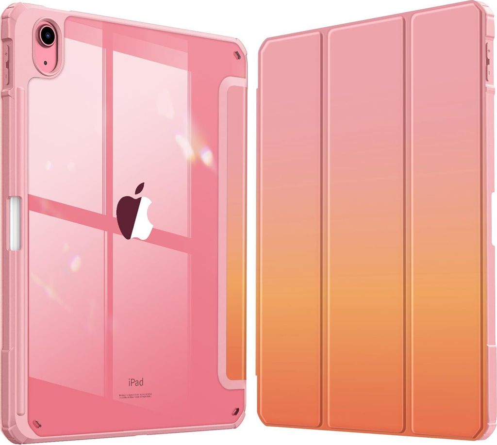 Fintie Hybrid Hülle für iPad (A16) 11 Generation 11 Zoll 2025, iPad 10 Generation 10.9 Zoll 2022 mit Stifthalter - Stoßfeste Schutzhülle mit tr...