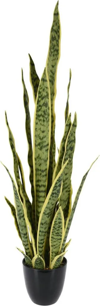 Plante artificielle Sanseviera de 92 cm ProGarden en pot décoratif