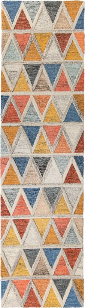 KADIMA DESIGN DOSE MORETZ 60 cm x 230 cm Bunt Läufer Indoor Teppich