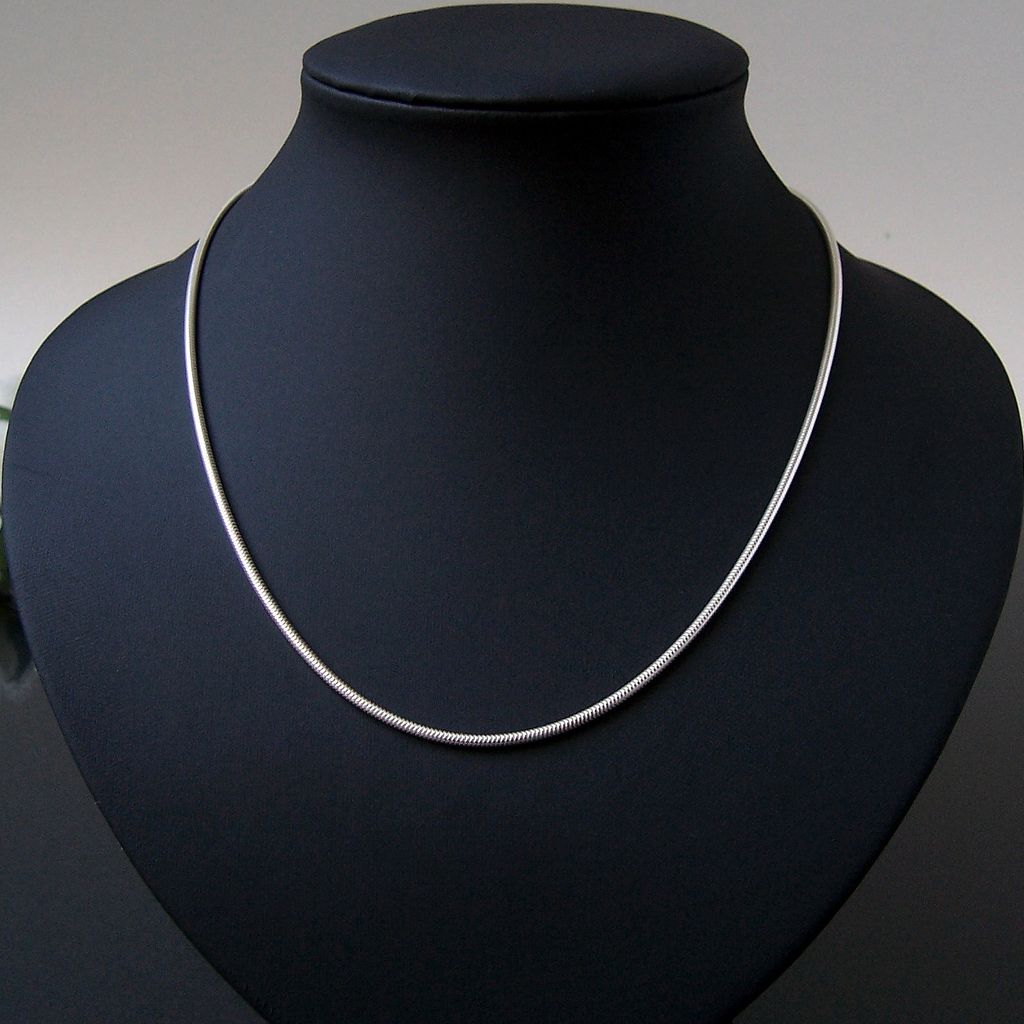 Kette Schlangenkette 925 Silber massiv 2,1mm Niklarson 55cm Produktbild 3