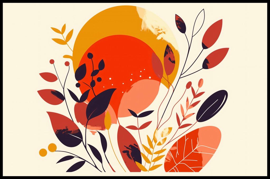 Plakat 91,5x60cm Belebte Naturkunst
