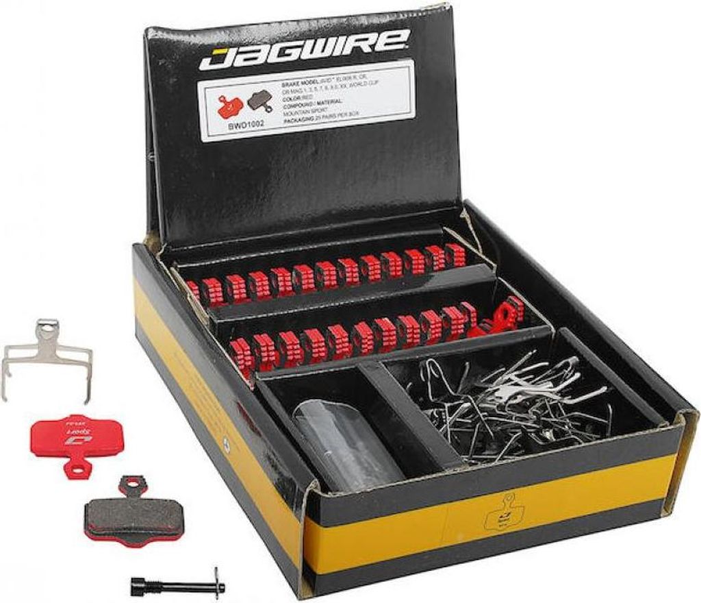 Jagwire Sport halbmetallischer Scheibenbremsbelag – Werkstatt (25 Paar) – Avid (Elixier)