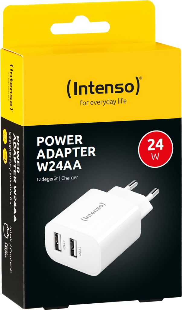 Intenso POWER ADAPTER 2XUSB-A/7802412, Universal, Drinnen, Produktbild 
