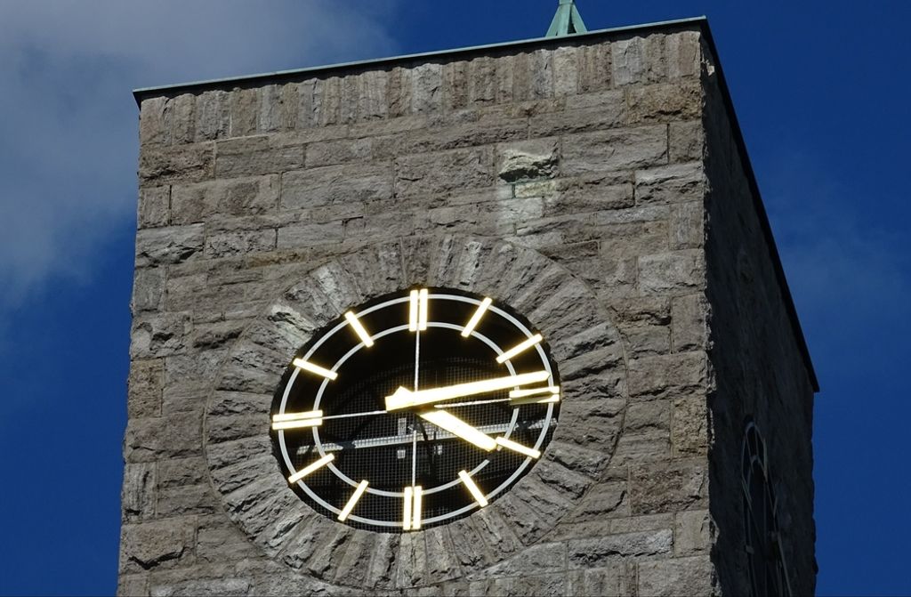 hansepuzzle 65980 - Turmuhr Puzzle, 500 Teile, Religion, 46,0 x 30,0cm mit hochwertiger Aufbewahrung, Kartonbox und wiederverschließbarem Beutel