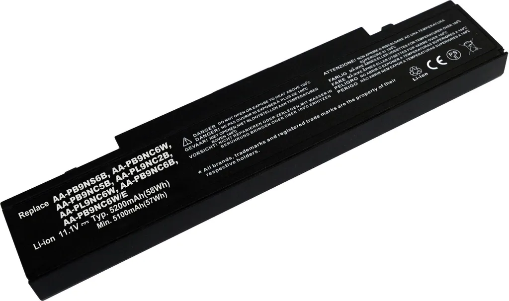 batteria da 5200mAh per SAMSUNG RF511-S07, SF410-A01, SF410-A02
