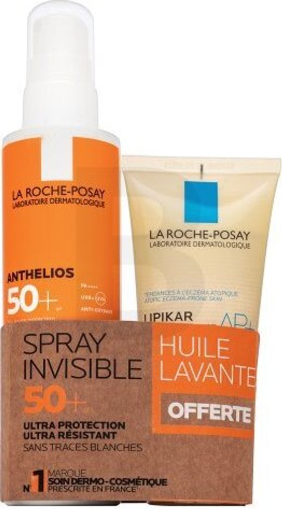 La Roche-Posay ANTHELIOS Set Invisible Spray SPF50+ & Lipikar Cleansing Oil AP+ 200 ml + 100 ml