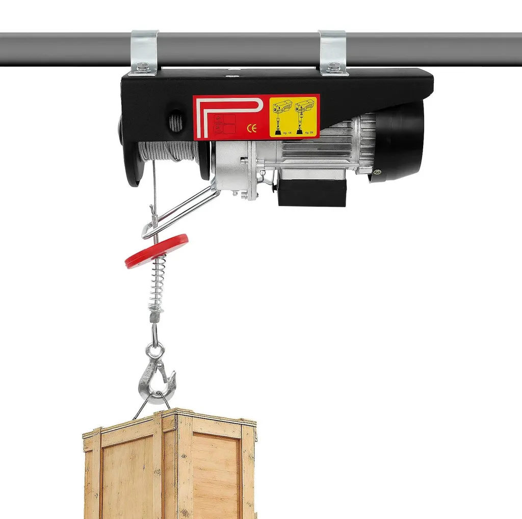 Soulevez sans effort vos charges de 250kg avec ce treuil électrique 550W