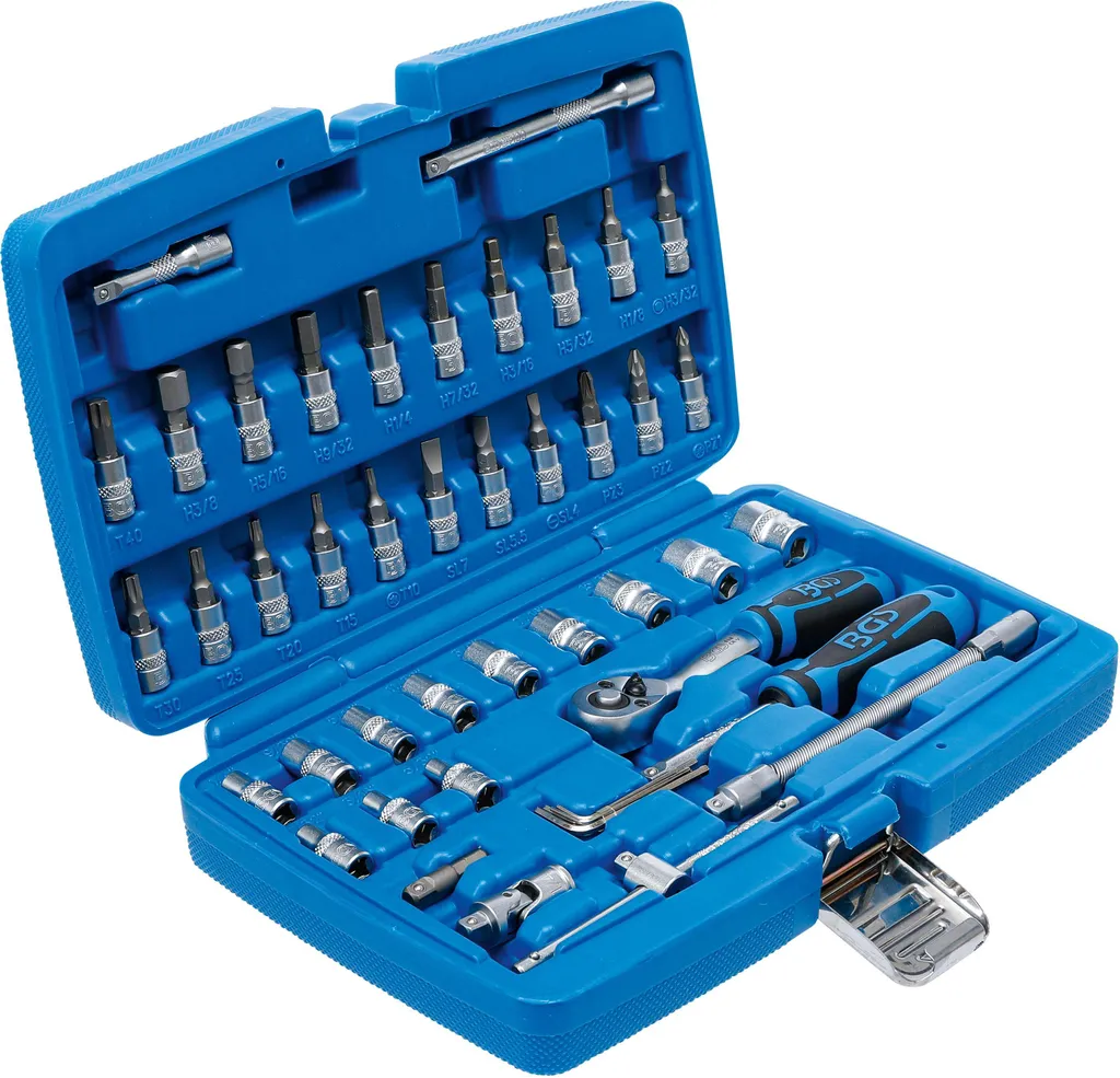 Jeu de Clés à Douilles en Pouces BGS 2141 - Kit Complet 46 Pièces