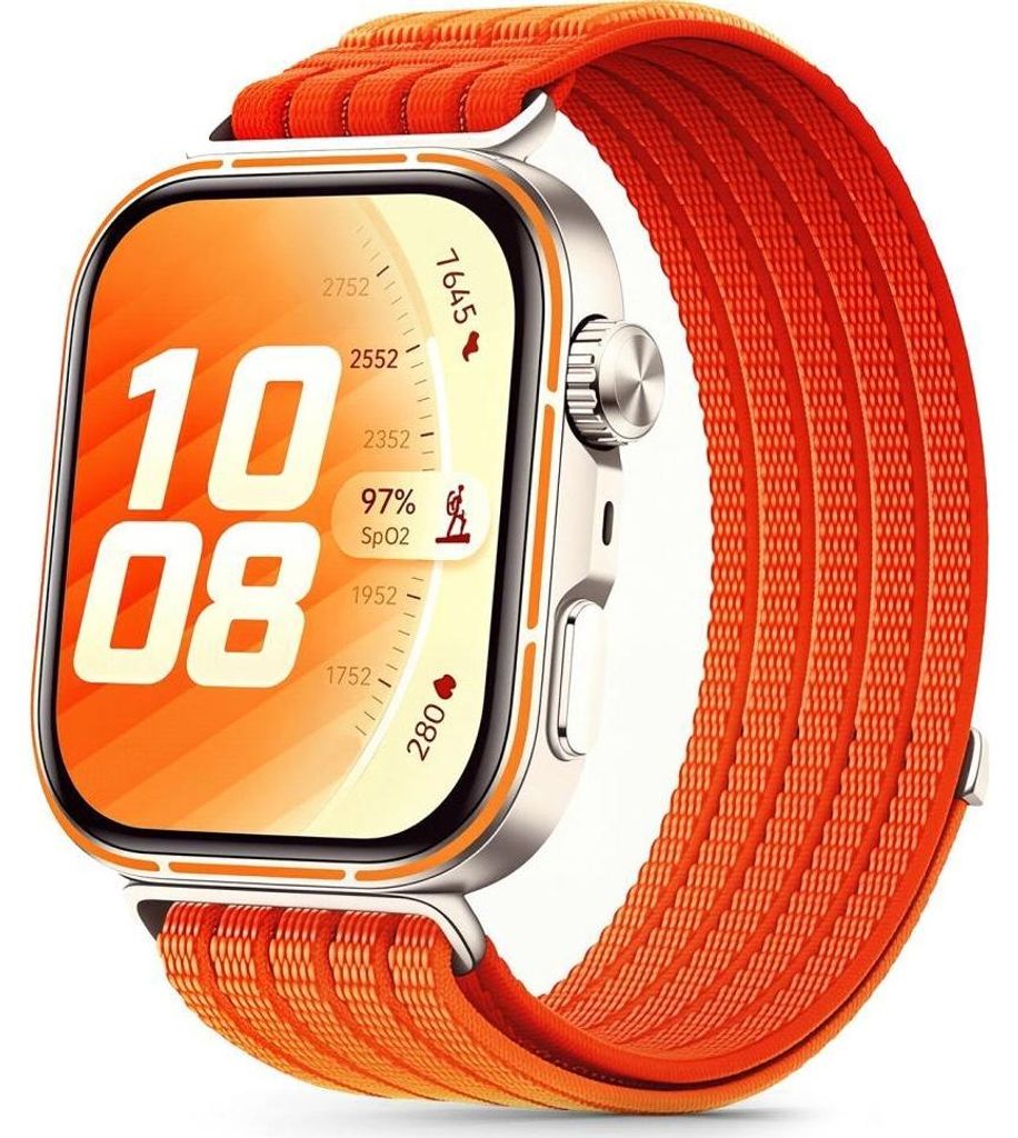 Nylon Armband für Huawei Watch Fit 5 / 5 Pro / 4 / 4 Pro / 3, Tech-Protect, Orange