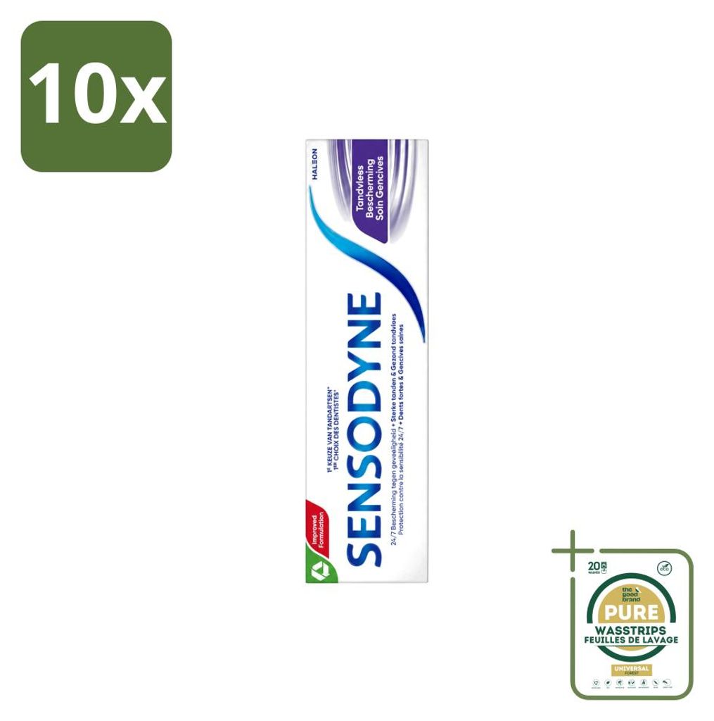 10 x Sensodyne Tandpasta voor tandvleesbescherming - 75 ml Productafbeelding 