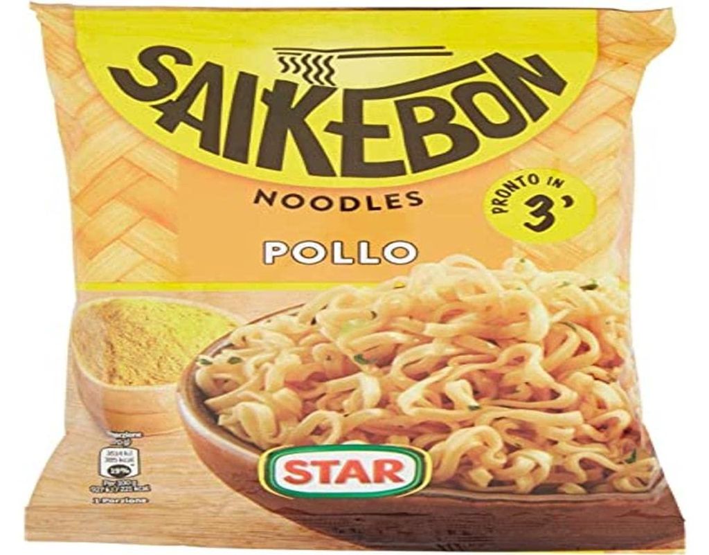 Star Saikebon Noodles Bag Pollo Japanisches Gericht Bestehend aus Nudeln, Huhn und Gemüse 79g Beutel