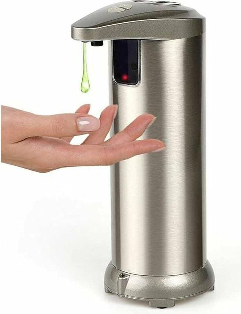 Seifenspender aus goldfarbenem Edelstahl, mobiler Seifenspender, langlebiger induktionsgesteuerter Seifenspender