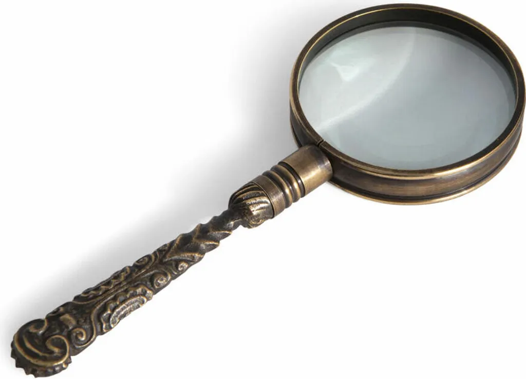 Authentic Models Loupe pour lecture en Bronze Rococo, Réf AC113 Laiton