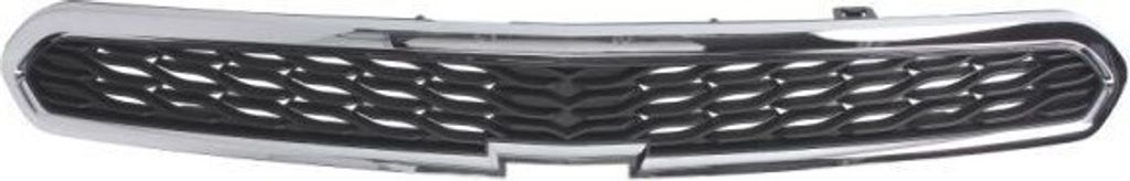 BLIC 6502-07-1120992P Kühlergrill Frontgrill für CHEVROLET SPARK (M300) Oben Chrom/Schwarz