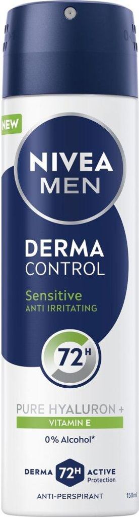 Nivea Deospray Men – Derma Control Sensitive 150 ml Image du produit 