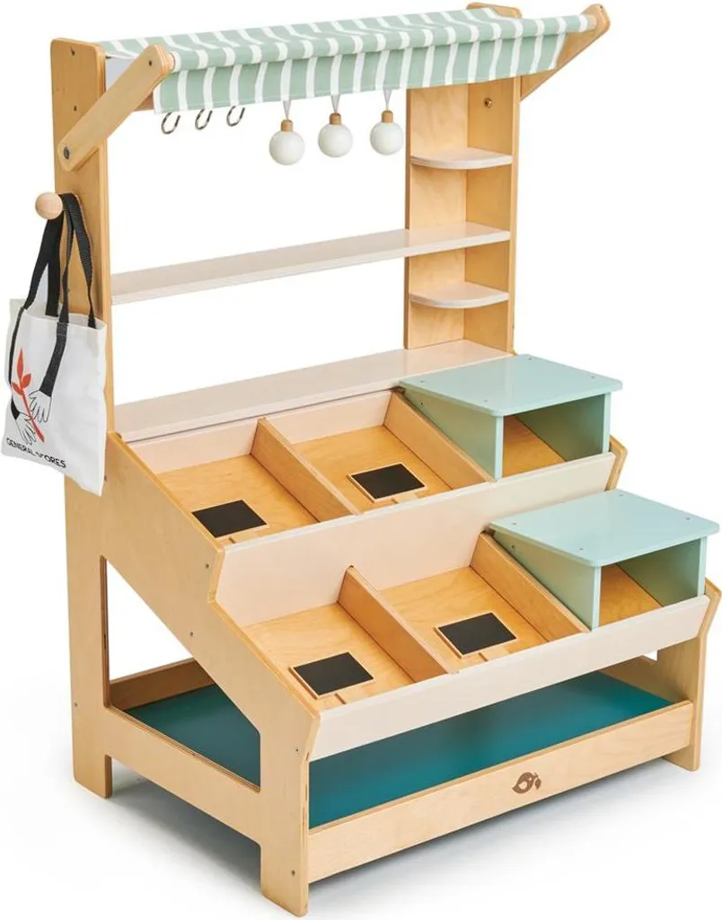 Marchande pour Enfant en Bois - Étal de Marché Ludique et Éducatif Rose