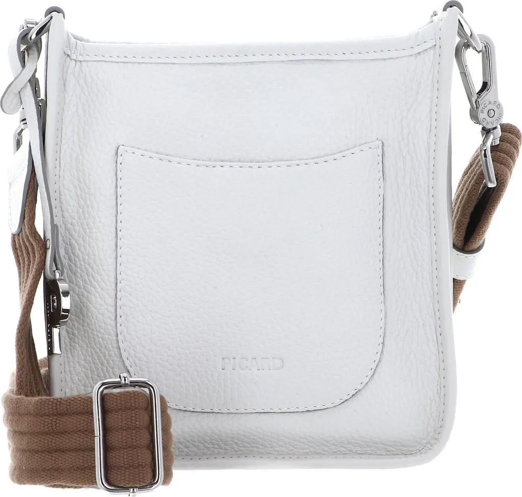 PICARD Borsa a Tracolla Kronberg White Lily - Pelle Vera di Vacchetta