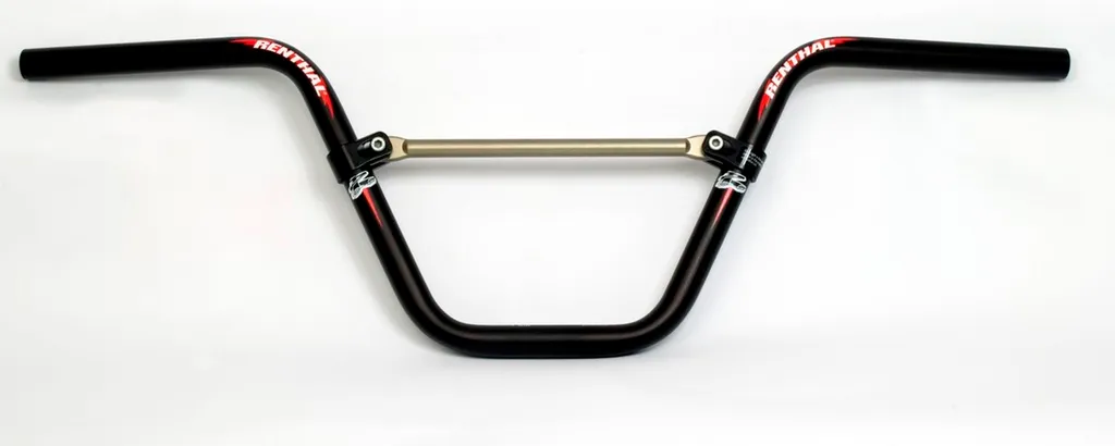 Guidon Renthal Moto 20 XL 210mm Rise Noir 22.2mm Anti-Vibrations BMX