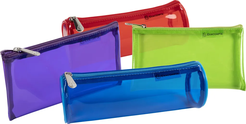Exacompta Trousse IDERAMA PVC 20x - Lot de 2 formes assorties (52670E)