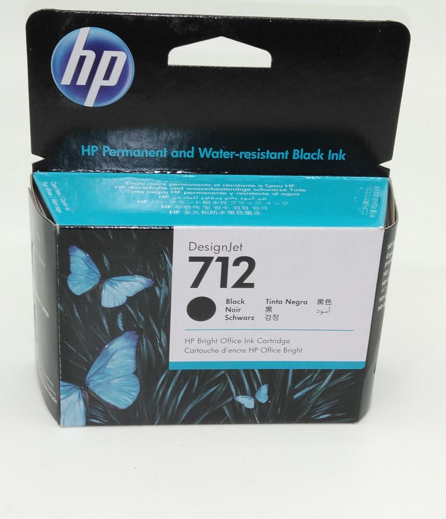 Černá tisková kazeta HP 712 DesignJet, 80 ml Obrázek produktu 