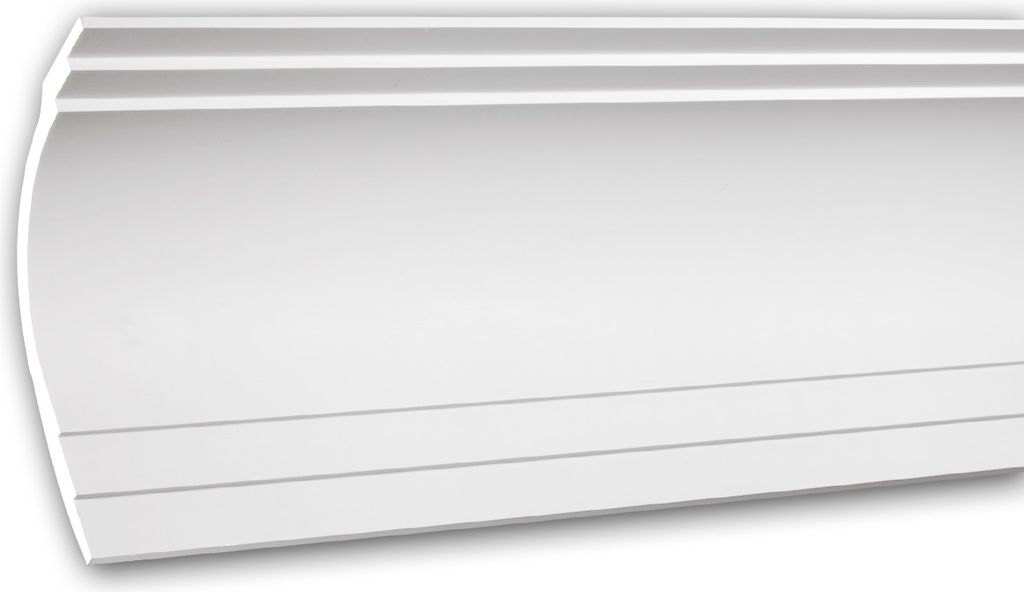 PROFHOME 150271 Eckleiste aus Polyurethan Deckenleiste Stuckleiste 2 m
