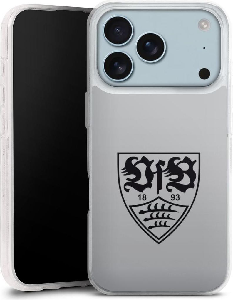 DeinDesign Handyhülle für Apple iPhone 17 Pro Silikon Hülle Case Smartphone Schutzhülle Logo Offizielles Lizenzprodukt VfB Stuttgart