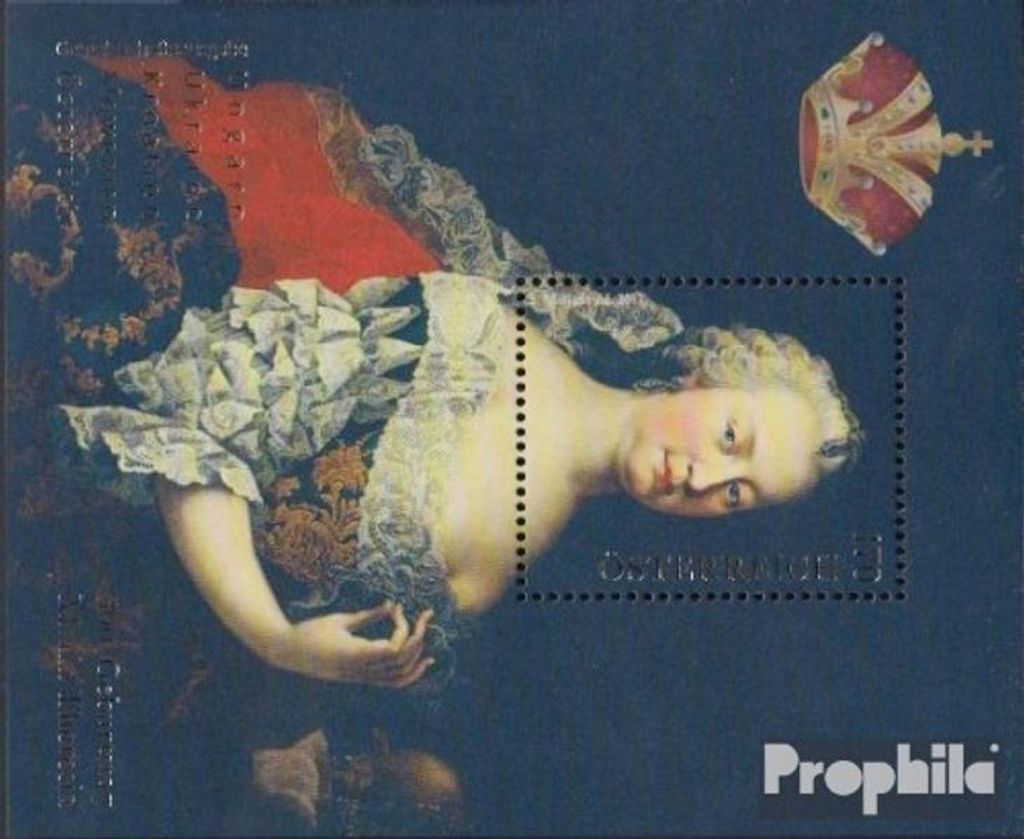 Briefmarken Österreich 2017 Mi Block95 (kompl.Ausg.) gestempelt Maria Theresia