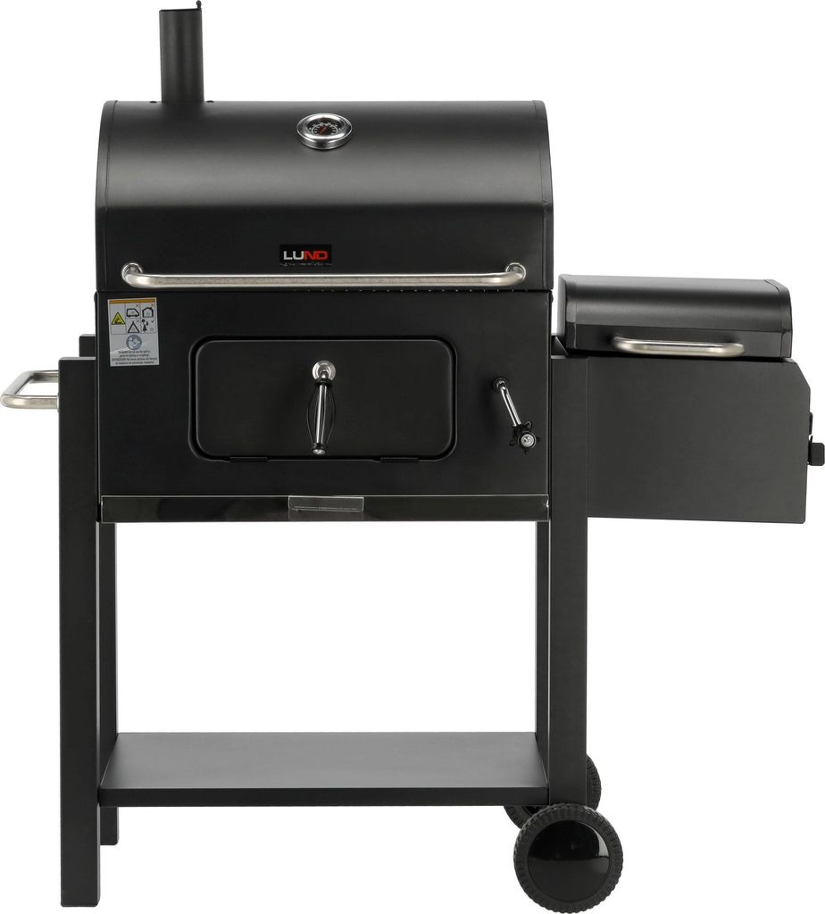 Lund Deluxe Holzkohlegrill mit Smoker