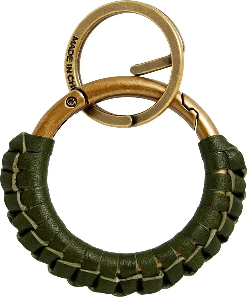 Porte-clés Fossil O Ring Deep Olive pour Organiser vos Clés Auto